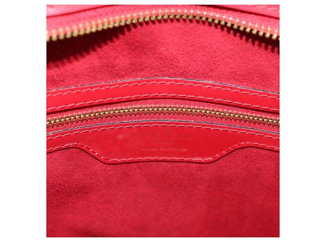 LOUIS VUITTON Bolsa de Hombro Epi Saint Jacques Roja M52277 LV Auth 175555 - vista 17