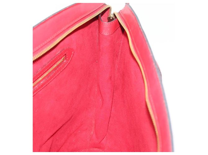 LOUIS VUITTON Bolsa de Hombro Epi Saint Jacques Roja M52277 LV Auth 175555 - vista 18
