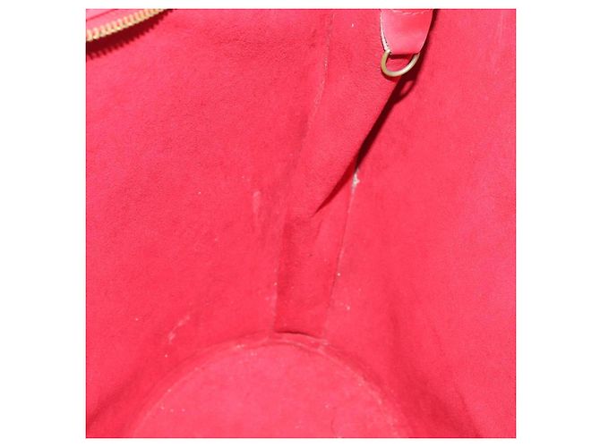 LOUIS VUITTON Bolsa de Hombro Epi Saint Jacques Roja M52277 LV Auth 175555 - vista 19