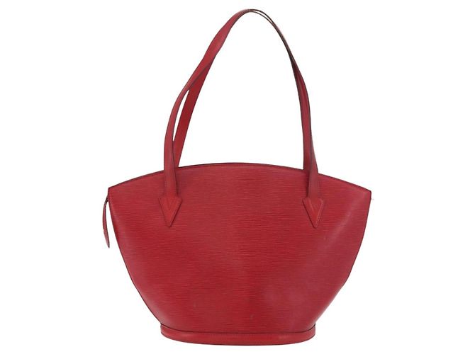 LOUIS VUITTON Bolsa de Hombro Epi Saint Jacques Roja M52277 LV Auth 175555 - vista 2