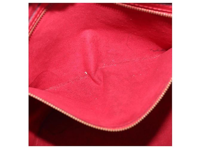 LOUIS VUITTON Bolsa de Hombro Epi Saint Jacques Roja M52277 LV Auth 175555 - vista 21