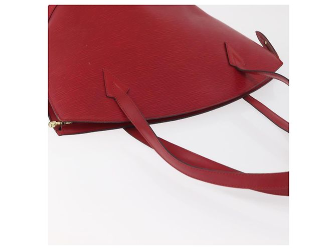 LOUIS VUITTON Bolsa de Hombro Epi Saint Jacques Roja M52277 LV Auth 175555 - vista 6
