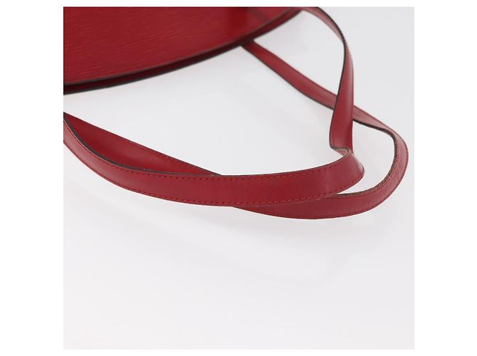 LOUIS VUITTON Bolsa de Hombro Epi Saint Jacques Roja M52277 LV Auth 175555 - vista 7