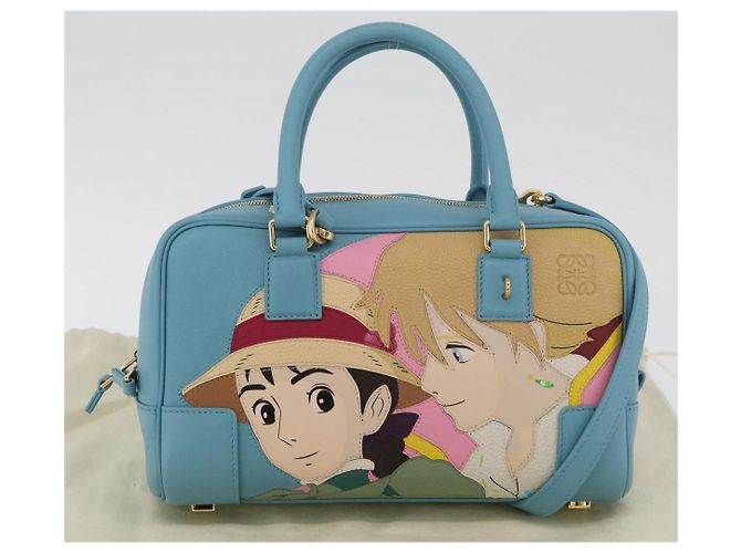 LOEWE Anagram Howl's Moving Castle Amazona 28 Sophie & Howl 2way Auth 158613SM - vista 12