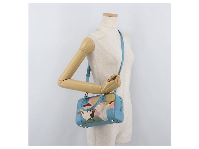 LOEWE Anagram Howl's Moving Castle Amazona 28 Sophie & Howl 2way Auth 158613SM - vista 32