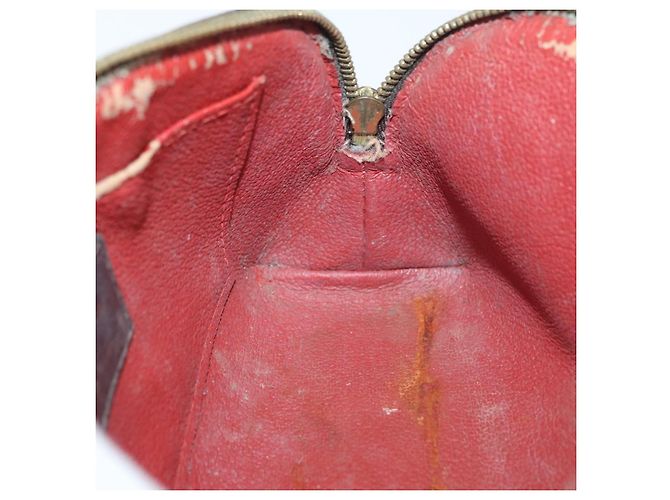 LOUIS VUITTON Pochette Cosmetica PM Damier Ebene N47516 Auth BA12124 - vista 17