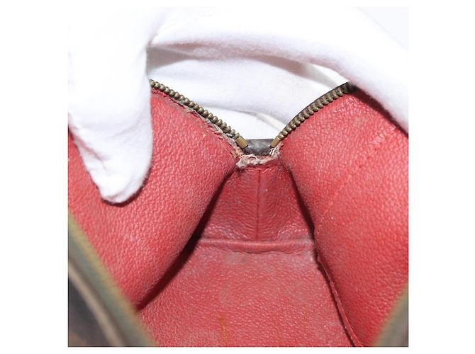 LOUIS VUITTON Pochette Cosmetica PM Damier Ebene N47516 Auth BA12124 - vista 18