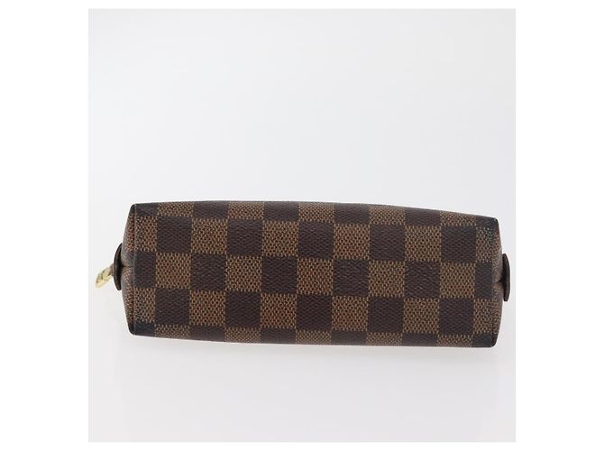 LOUIS VUITTON Pochette Cosmetica PM Damier Ebene N47516 Auth BA12124 - vista 6