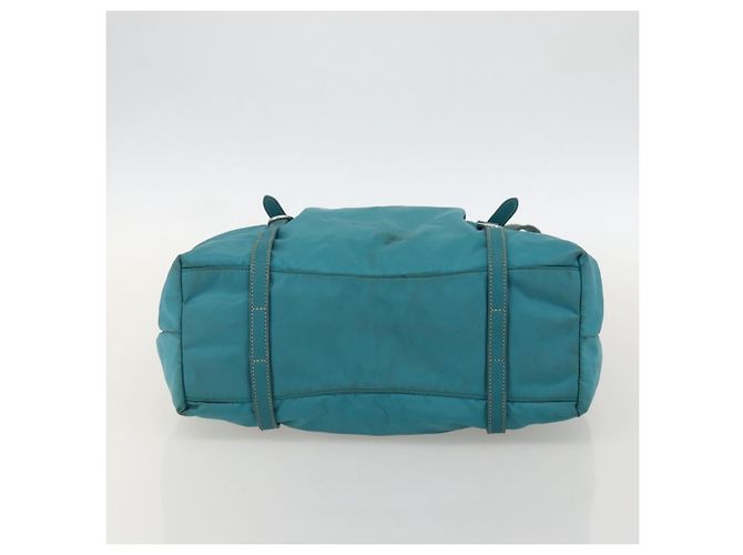 PRADA Borsa a mano in nylon azzurro chiaro argento Auth 175374 Blu chiaro - vista 5