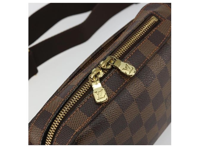 LOUIS VUITTON Borsa a Spalla Geronimos Damier Ebene N51994 LV Auth 157020 - vista 10