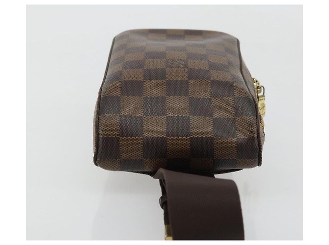 LOUIS VUITTON Borsa a Spalla Geronimos Damier Ebene N51994 LV Auth 157020 - vista 3