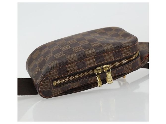 LOUIS VUITTON Borsa a Spalla Geronimos Damier Ebene N51994 LV Auth 157020 - vista 6