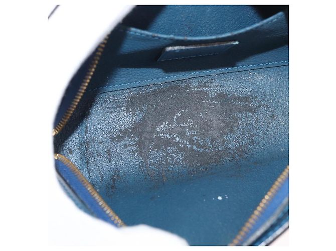 LOUIS VUITTON Pochette Dauphine PM Epi Blu M48445 LV Auth ti3870 - vista 10