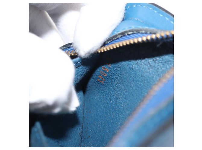 LOUIS VUITTON Pochette Dauphine PM Epi Blu M48445 LV Auth ti3870 - vista 12