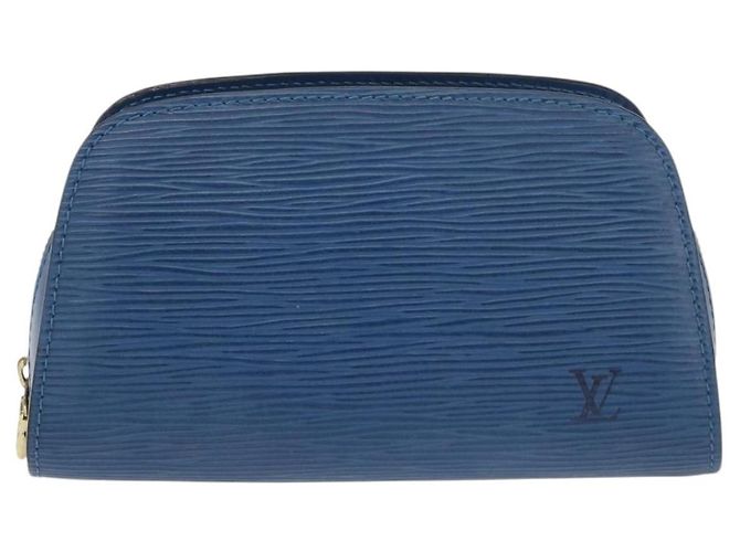 LOUIS VUITTON Pochette Dauphine PM Epi Blu M48445 LV Auth ti3870 - vista 13