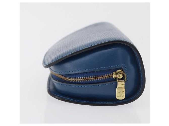 LOUIS VUITTON Pochette Dauphine PM Epi Blu M48445 LV Auth ti3870 - vista 4