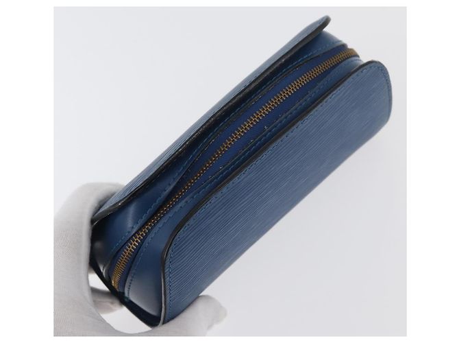 LOUIS VUITTON Pochette Dauphine PM Epi Blu M48445 LV Auth ti3870 - vista 5