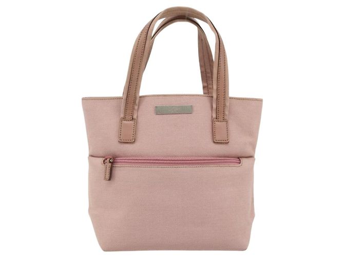 GUCCI Handtasche aus Canvas in Pink Silber 76480 Auth mr2317 - Ansicht 13