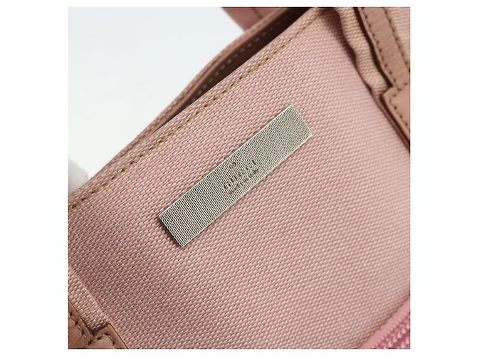 GUCCI Handtasche aus Canvas in Pink Silber 76480 Auth mr2317 - Ansicht 17
