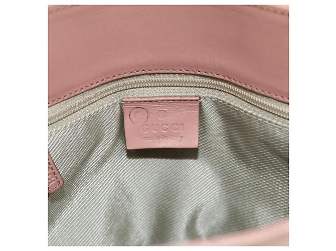 GUCCI Handtasche aus Canvas in Pink Silber 76480 Auth mr2317 - Ansicht 19