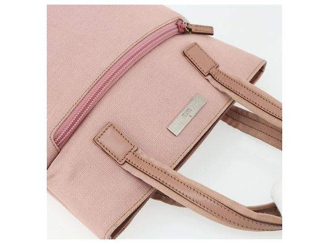GUCCI Handtasche aus Canvas in Pink Silber 76480 Auth mr2317 - Ansicht 6