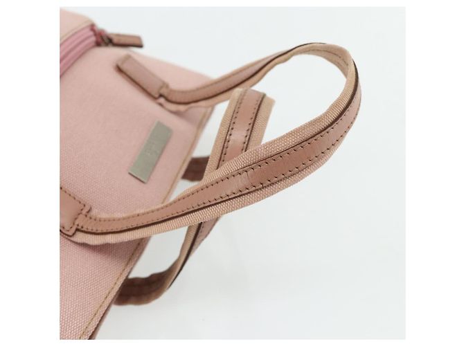 GUCCI Handtasche aus Canvas in Pink Silber 76480 Auth mr2317 - Ansicht 7