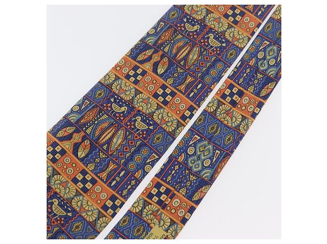Hermès HERMES Necktie Silk Blue Auth 174892 - view 4