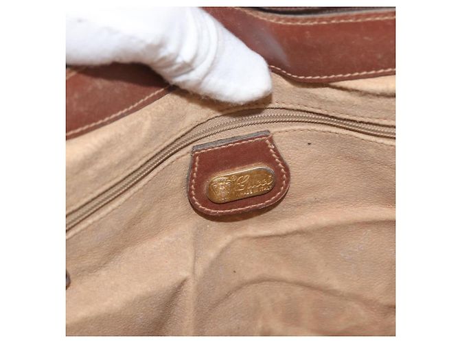 Gucci Borsa a Spalla Micro GG Supreme PVC Beige Oro 001 067 0719 Auth ka3876 D'oro - vista 18