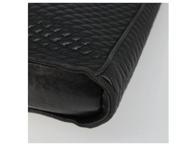 BALLY Borsa a Spalla in Pelle Nera e Oro Auth 176596 Nero D'oro - vista 15