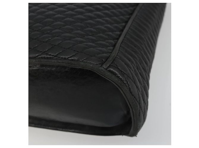 BALLY Borsa a Spalla in Pelle Nera e Oro Auth 176596 Nero D'oro - vista 9