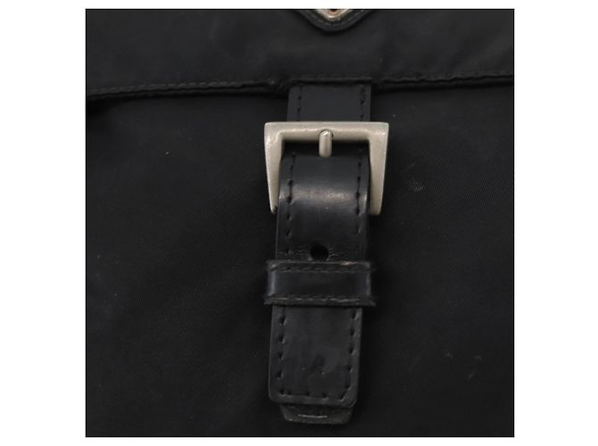 Borsa a Spalla PRADA Nylon Nero Argento Autentica ka3998 - vista 18