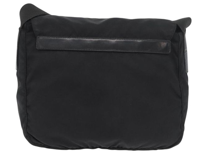 Borsa a Spalla PRADA Nylon Nero Argento Autentica ka3998 - vista 2