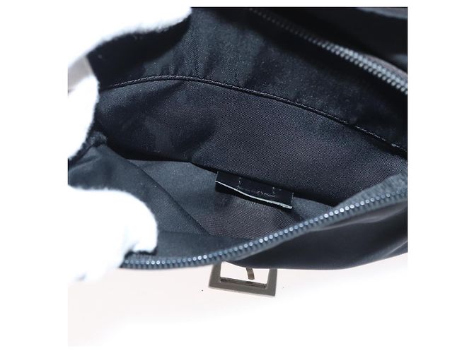 Borsa a Spalla PRADA Nylon Nero Argento Autentica ka3998 - vista 24