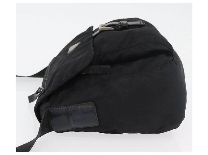 Borsa a Spalla PRADA Nylon Nero Argento Autentica ka3998 - vista 4