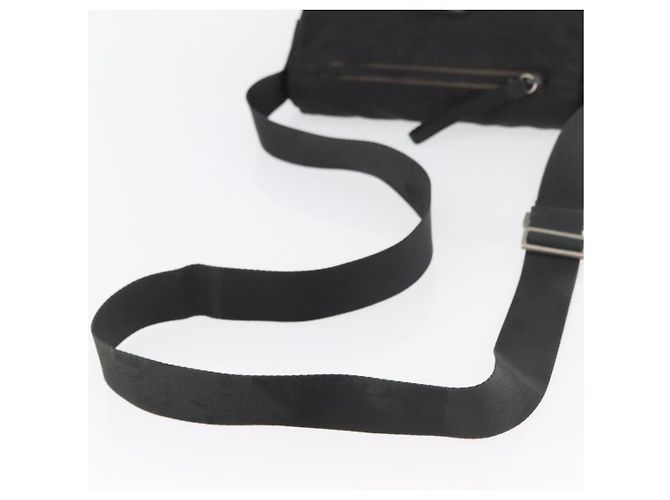 Borsa a Spalla PRADA Nylon Nero Argento Autentica ka3998 - vista 7