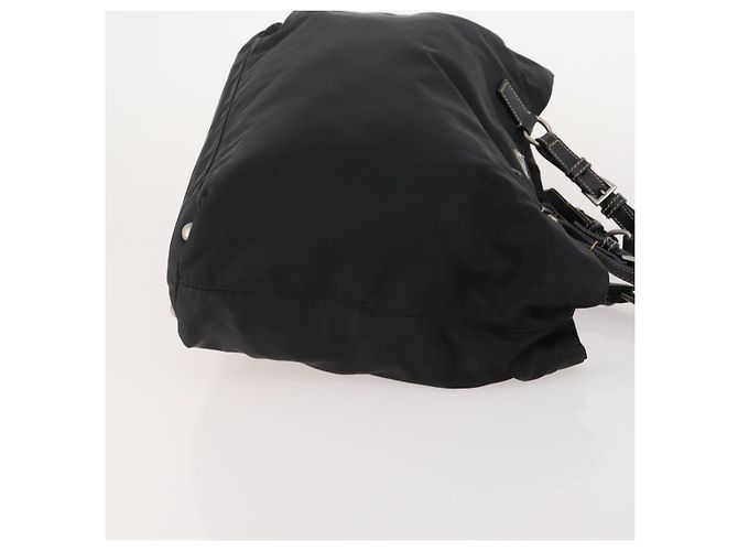 PRADA Borsa a Mano Nylon 2 Set Nero Bianco Auth 174802 - vista 4