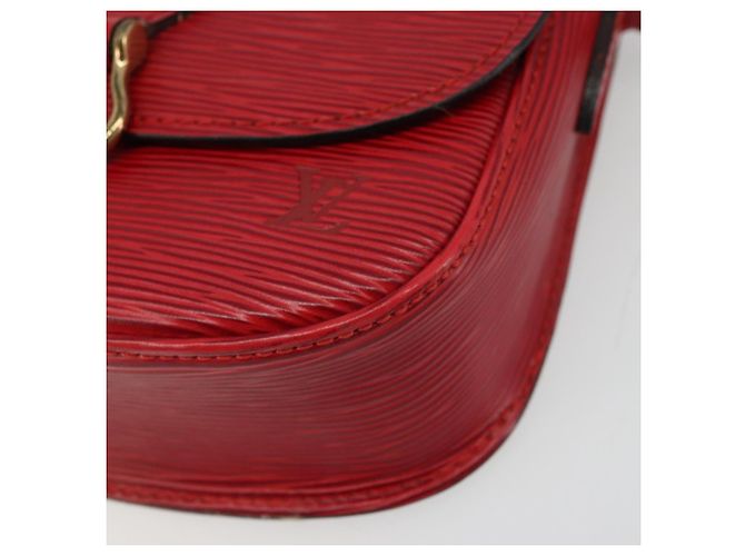 LOUIS VUITTON Borsa a Spalla Epi Saint Cloud PM Rossa M52217 LV Auth 175585 Rosso - vista 15