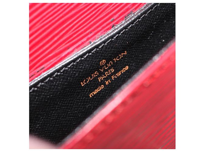 LOUIS VUITTON Borsa a Spalla Epi Saint Cloud PM Rossa M52217 LV Auth 175585 Rosso - vista 22