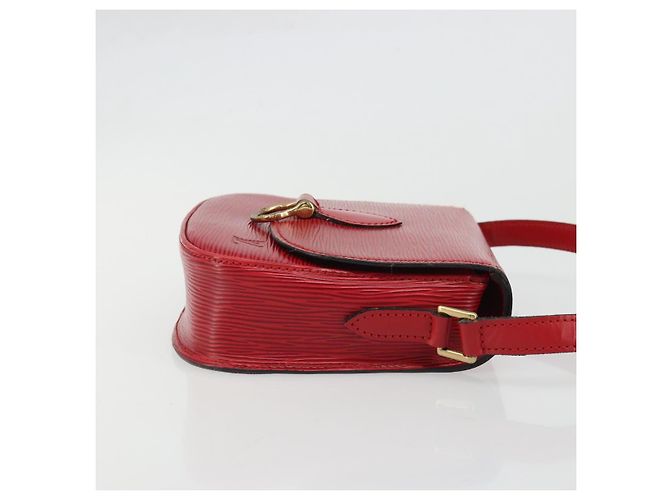 LOUIS VUITTON Borsa a Spalla Epi Saint Cloud PM Rossa M52217 LV Auth 175585 Rosso - vista 3