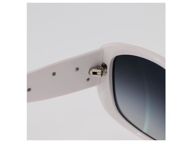 Gafas de sol CHANEL Camelia Plástico Blanco 5186-A CC Auth 176109A - vista 10