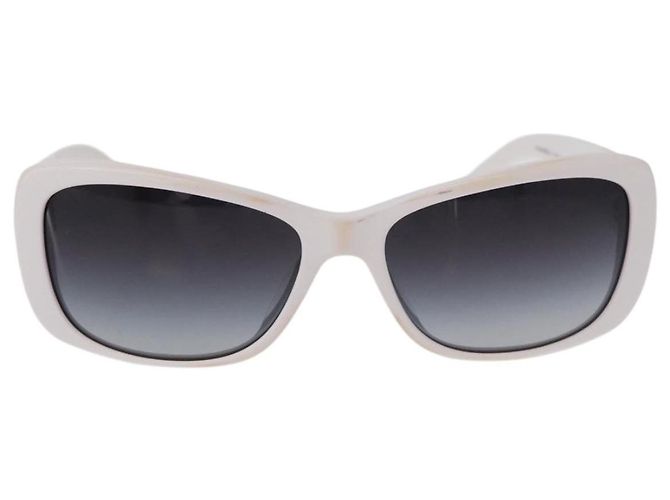 Gafas de sol CHANEL Camelia Plástico Blanco 5186-A CC Auth 176109A - vista 13