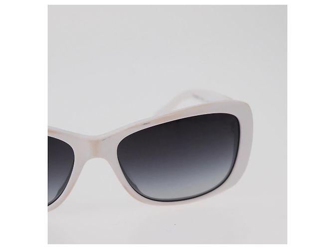 Gafas de sol CHANEL Camelia Plástico Blanco 5186-A CC Auth 176109A - vista 4