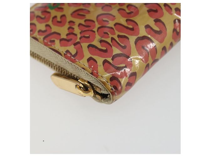 LOUIS VUITTON Monedero Zippy en Vernis Leopardo Broncorail M91484 Auth LV 175990 - vista 14