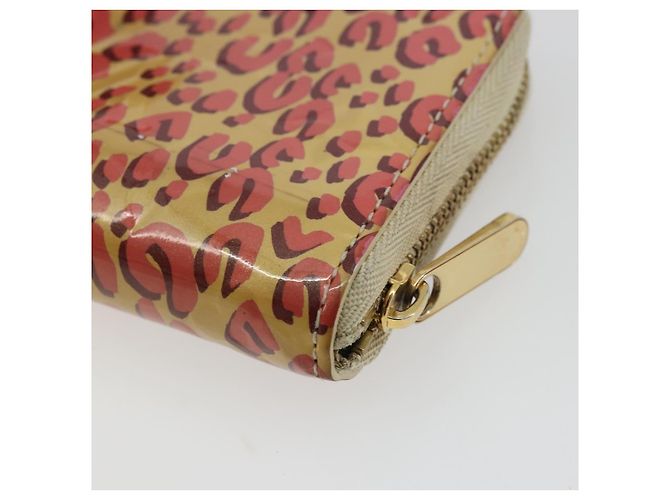 LOUIS VUITTON Monedero Zippy en Vernis Leopardo Broncorail M91484 Auth LV 175990 - vista 15