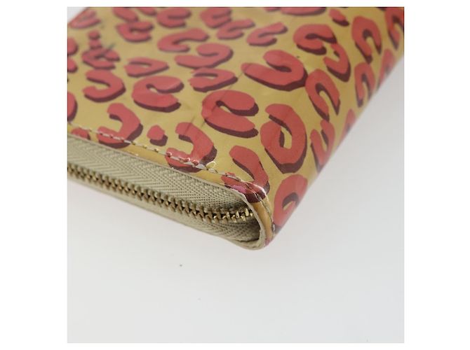 LOUIS VUITTON Monedero Zippy en Vernis Leopardo Broncorail M91484 Auth LV 175990 - vista 16