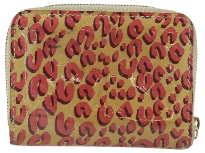 LOUIS VUITTON Monedero Zippy en Vernis Leopardo Broncorail M91484 Auth LV 175990 - vista 2