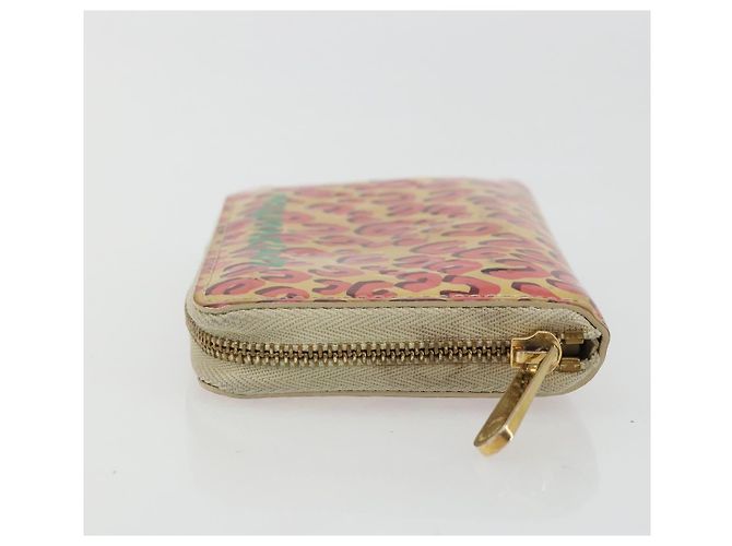LOUIS VUITTON Monedero Zippy en Vernis Leopardo Broncorail M91484 Auth LV 175990 - vista 4
