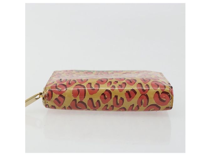 LOUIS VUITTON Monedero Zippy en Vernis Leopardo Broncorail M91484 Auth LV 175990 - vista 6