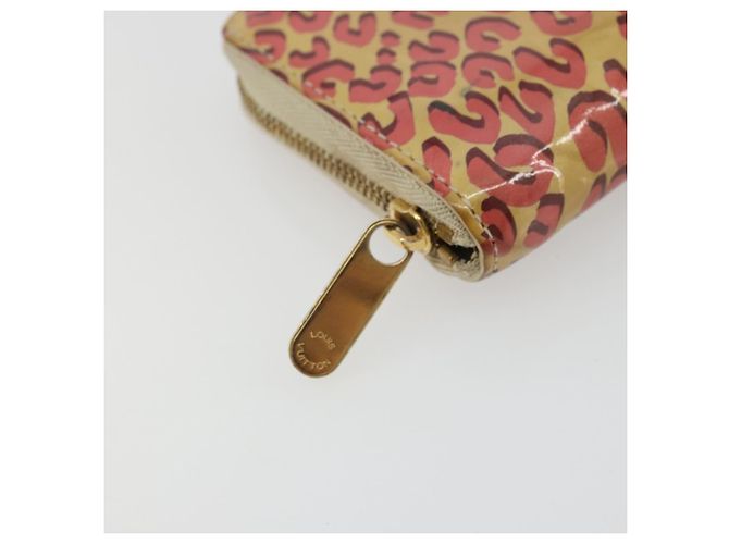 LOUIS VUITTON Monedero Zippy en Vernis Leopardo Broncorail M91484 Auth LV 175990 - vista 8