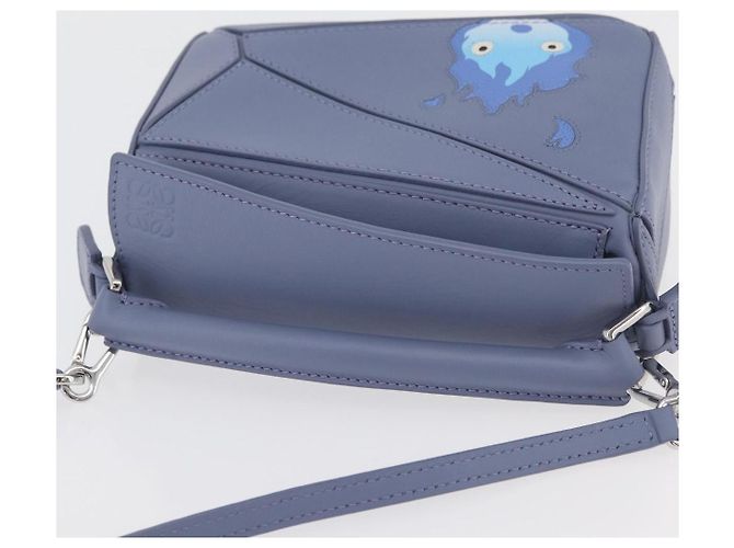 LOEWE - Puzzle Mini Auth Calcifer del Castello Errante di Studio Ghibli 167230SM Argento Blu chiaro - vista 6